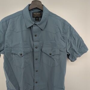 Filson Shirt Men's Small Short Sleeve Twin Lakes Outdoors *READ*